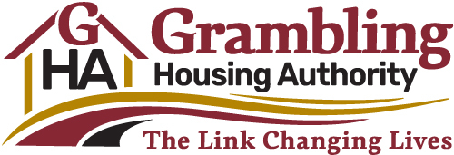 Grambling Housing Authority Logo. The Link Changing Lives.