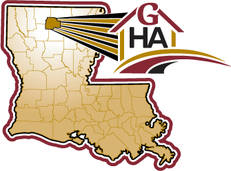 Map showing the location of Grambling in Louisiana